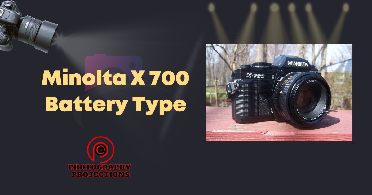 Minolta X 700 Battery Type